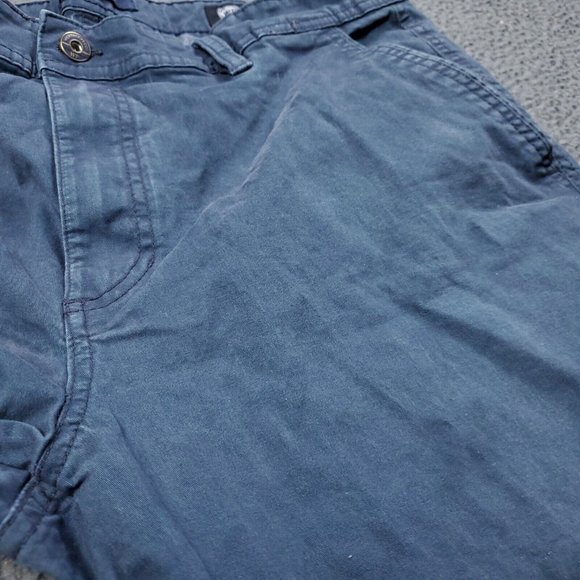 Weatherproof Chino Khaki Pants Blue Mens 36 x29 - Picture 8 of 9